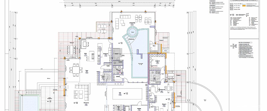 Entwurf privates Schwimmbad & SPA Anlage Pl 06