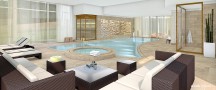 Entwurf privates Schwimmbad & SPA Anlage Pl 03